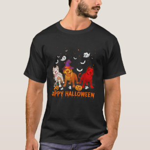 Happy Halloween Pitbull Witch Devil Pumpkin Pitbul T-Shirt