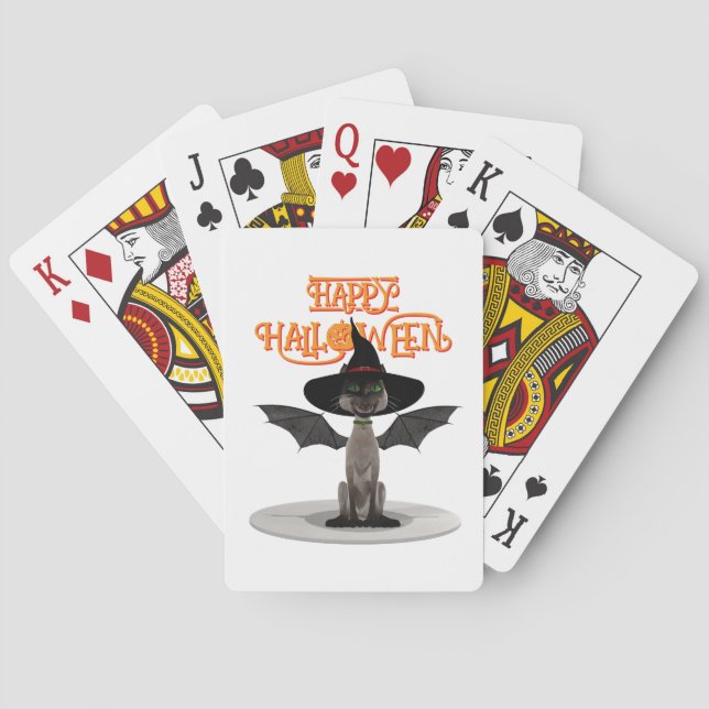 Happy Halloween.  Playing Cards (Back)