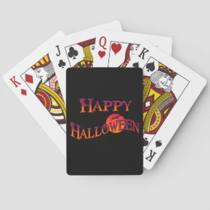 Happy Halloween Playing Cards