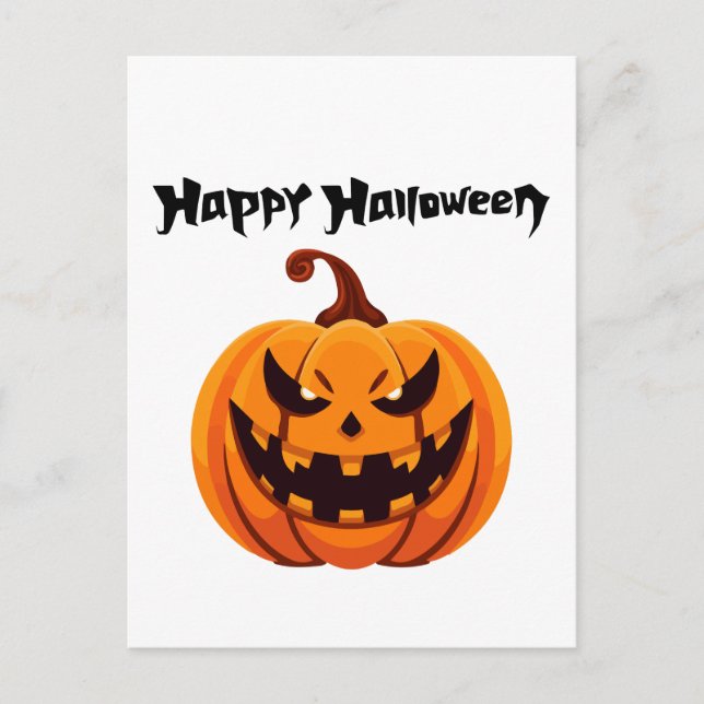 Happy Halloween Postcard (Front)