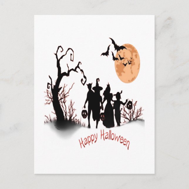 Happy Halloween Postcard (Front)