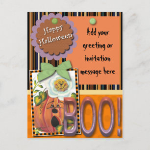 Happy Halloween Postcard