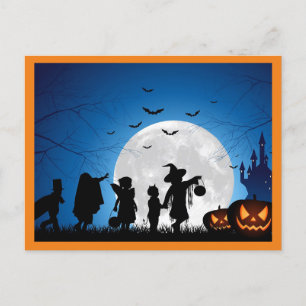 Happy Halloween postcard