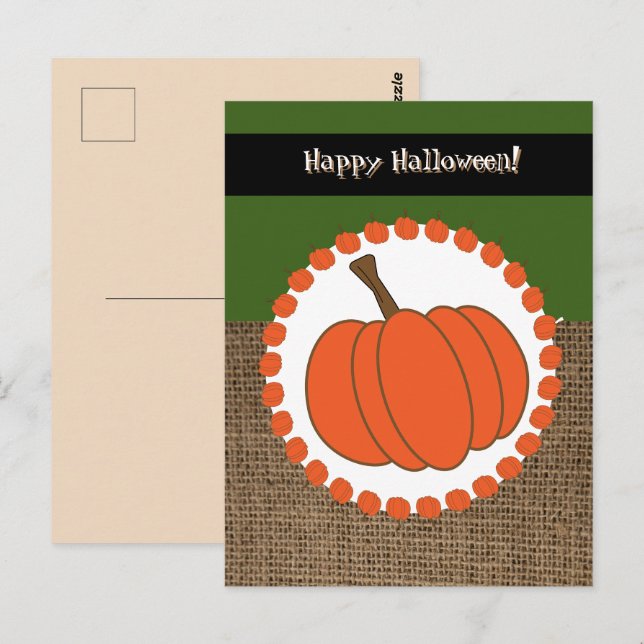 Happy Halloween Postcard (Front/Back)