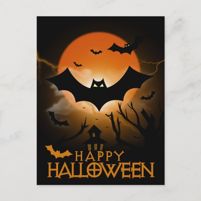 Happy Halloween Postcard (Front)