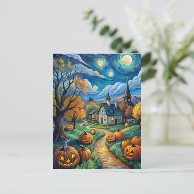 Happy Halloween Postcard (Standing Front)