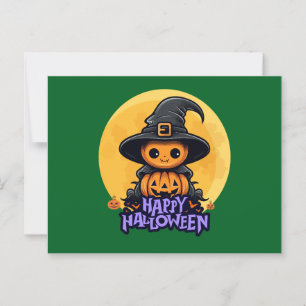Happy Halloween Postcard