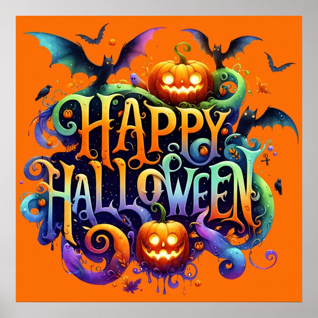 Happy Halloween Poster (Front)
