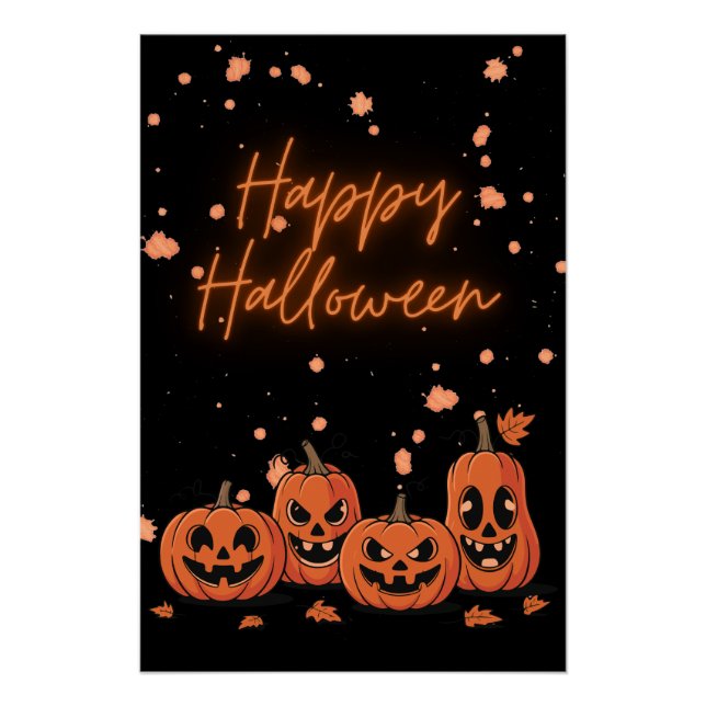 Happy Halloween Poster (Front)