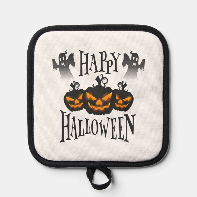 Happy Halloween Pot Holder (Front)