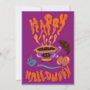 Happy Halloween potion coffee witche’s drink Invitation