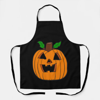 Happy Halloween Pumpkin Apron
