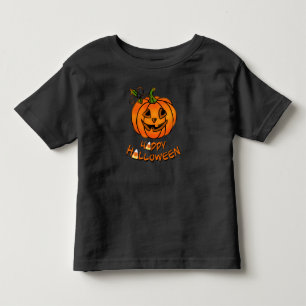 Happy Halloween pumpkin candy corn Toddler T-shirt