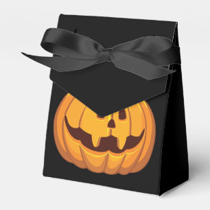 Happy Halloween Pumpkin Candy Pattern Favour Box