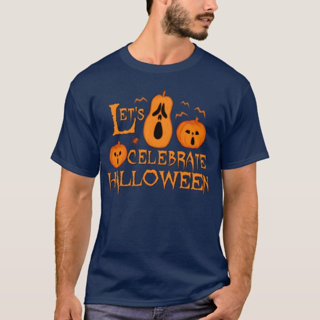 Happy Halloween pumpkin celebrate halloween gift T-Shirt (Front)