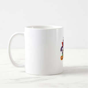 Happy Halloween Pumpkin Funny Cute Cat Shirt Women Coffee Mug