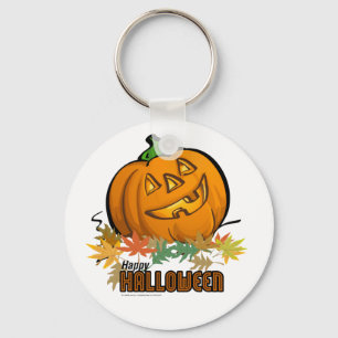 Happy Halloween Pumpkin Keychain