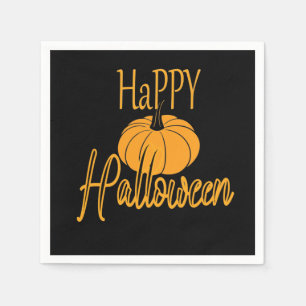 Happy Halloween Pumpkin Napkin