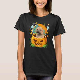 Happy Halloween Pumpkin Norwich Terrier Dog Witch T-Shirt