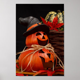 happy halloween pumpkin poster