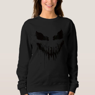 Happy Halloween Pumpkin Scary Face Halloween Costu Sweatshirt