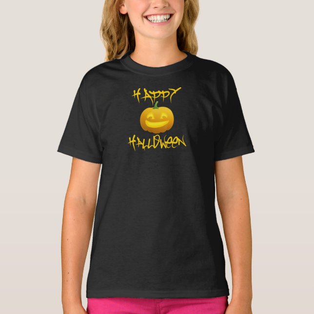 Happy Halloween Pumpkin Shirt (Front)