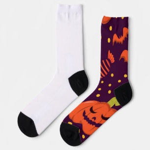 Happy Halloween Pumpkin  Socks