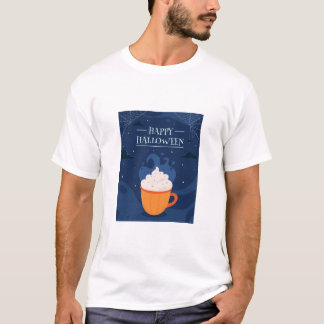 Happy Halloween Pumpkin Spice Coffee Mug Spooky T-Shirt
