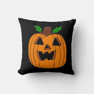 Happy Halloween Pumpkin Throw Pillow