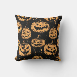 Happy Halloween Pumpkin Throw Pillow