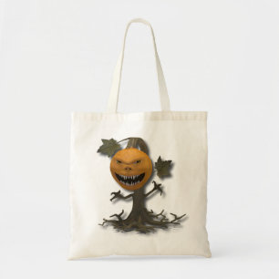 Happy Halloween Pumpkin Tree Tote Bag