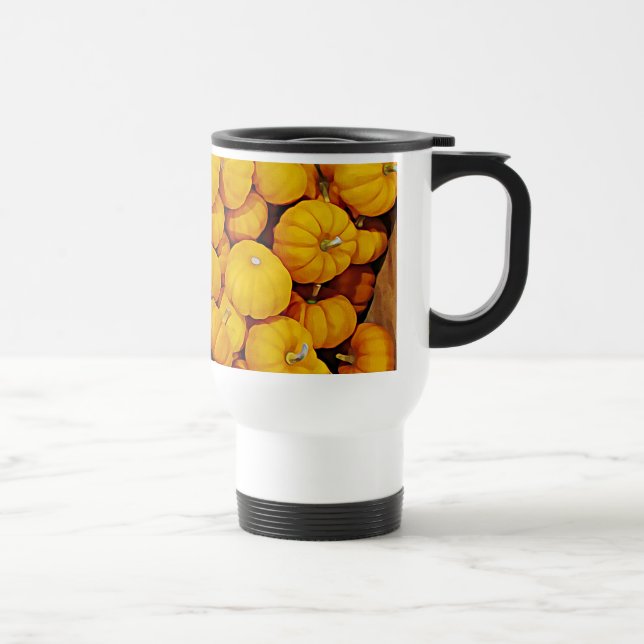 Happy Halloween Pumpkins Coffee Mug (Right)