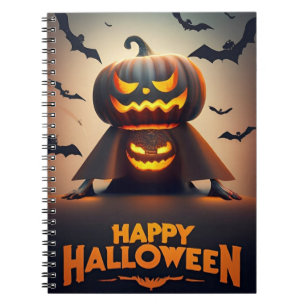 Happy Halloween pumpkins Notebook