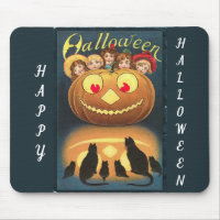 Happy Halloween Retro Poster