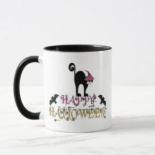 Happy Halloween Ringer Mug