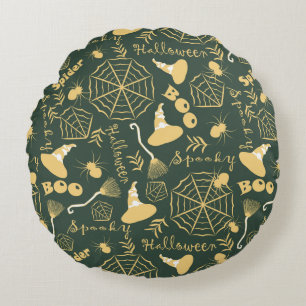 Happy Halloween Round Pillow
