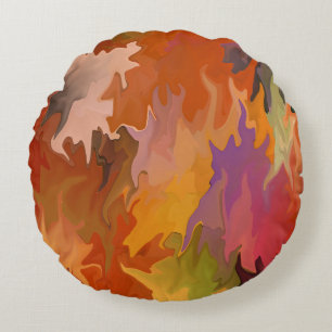 Happy Halloween....... Round Pillow