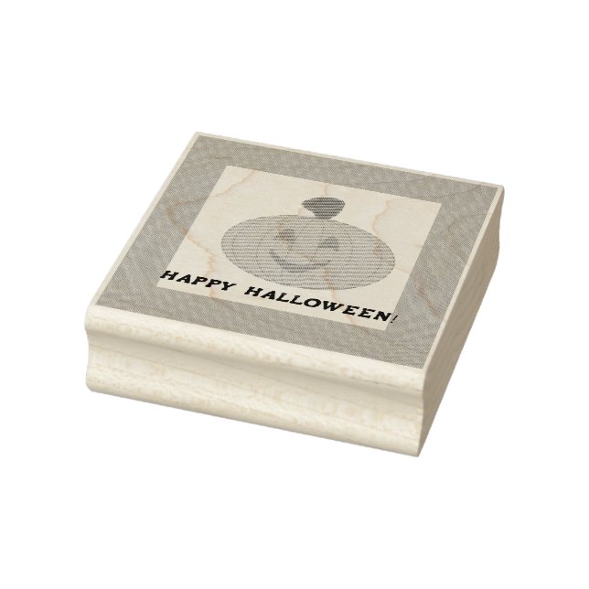 Happy Halloween Rubber Stamp (Stamp)