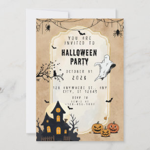 Happy Halloween Sanderson Family Invitation