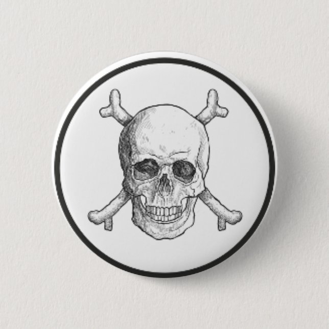 Happy Halloween Scary Cat 2 Inch Round Button (Front)