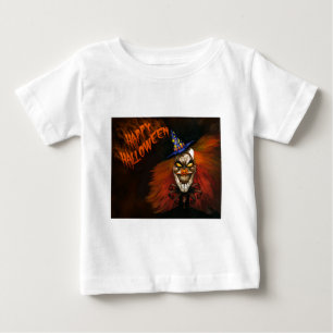 Happy Halloween Scary Clown Baby T-Shirt