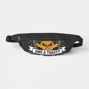 Happy Halloween Scary Dark Night Vector Design Fanny Pack
