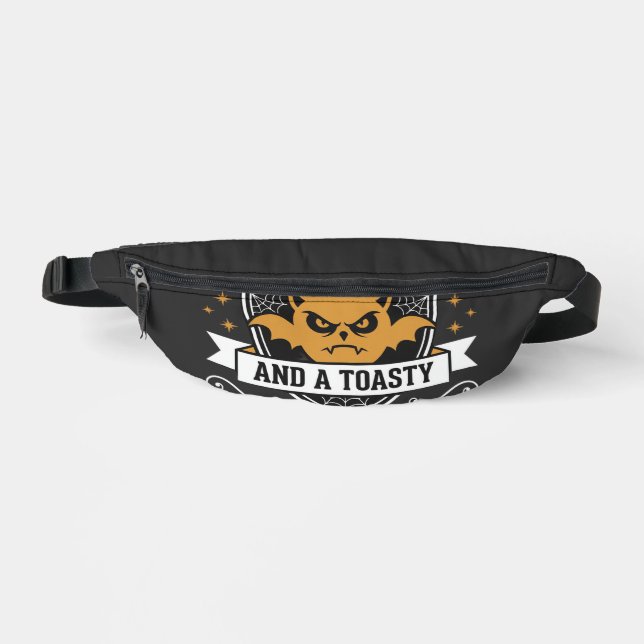 Happy Halloween Scary Dark Night Vector Design Fanny Pack (Front)