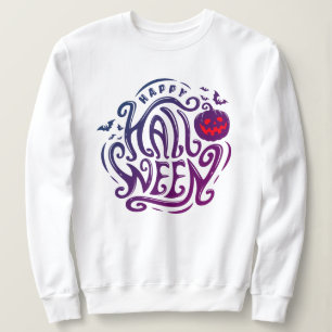 Happy Halloween Scary pumpkin Face  Sweatshirt