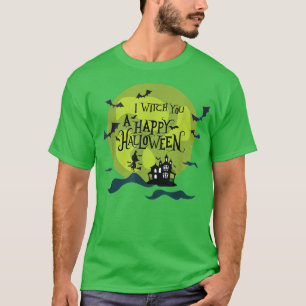Happy Halloween Scary Witch Haunted House T-Shirt