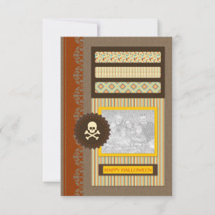 happy halloween (scrapbook) invitation