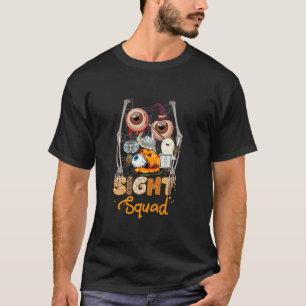 Happy Halloween Sight Squad Optometrist Pumpkin Ey T-Shirt