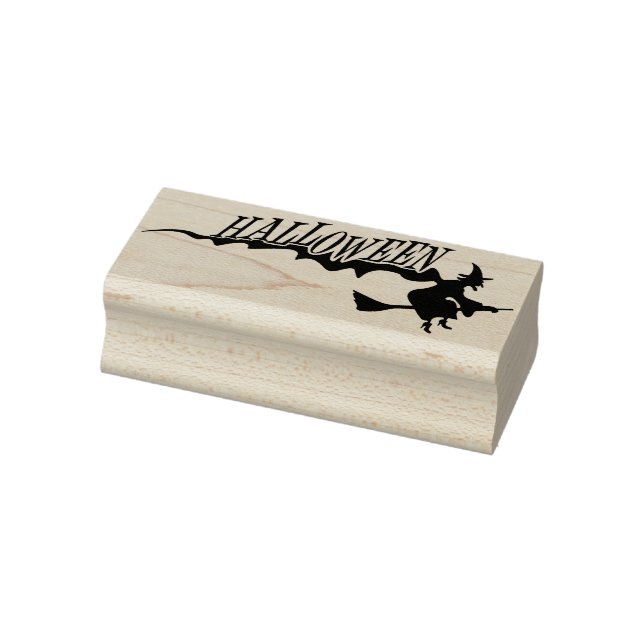 Happy Halloween silhouette art stamp (Stamp)