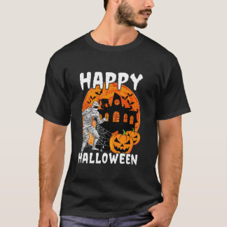 Happy Halloween Skeleton Pumpkin Ghost Cute Kids B T-Shirt