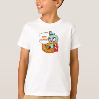 Happy Halloween Smiling Skeleton T-Shirt